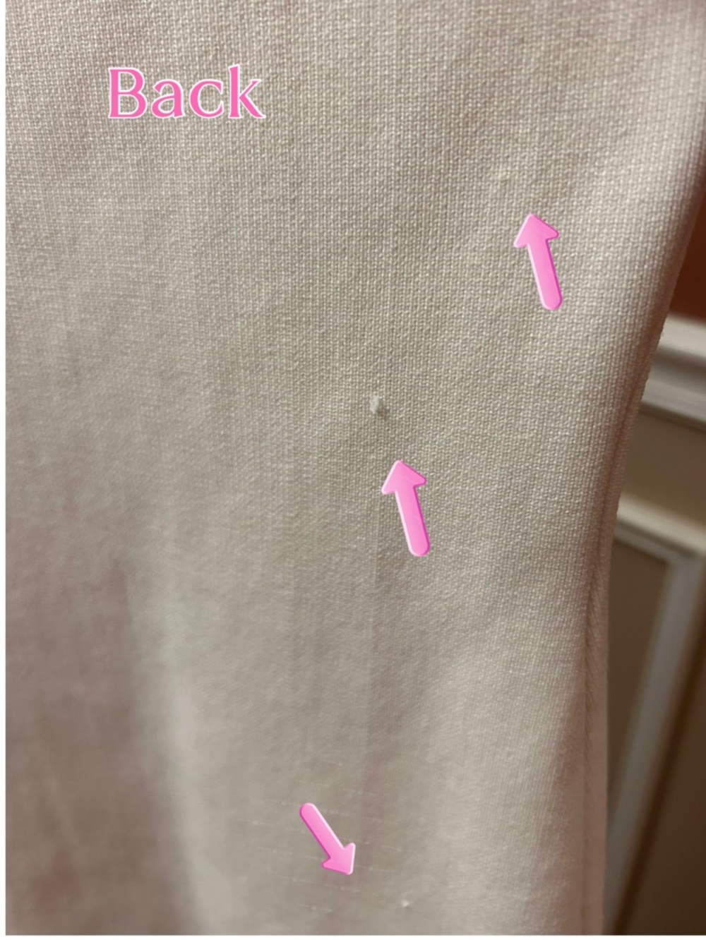 Sincerly Jules Pearl-Button Cream Shift Dress - Picture 5 of 6